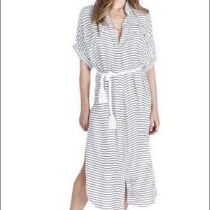 Stripe Maxi Dress with Rope Tie